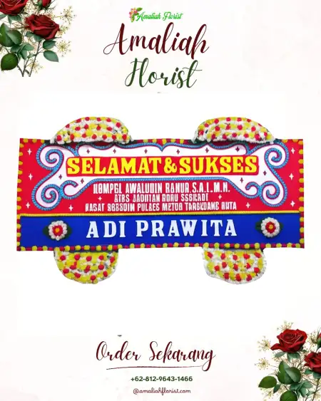Papan Bunga Ucapan Selamat Cikulak Kidul